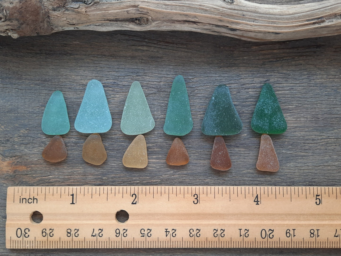 Sea Glass Trees - 12 pieces