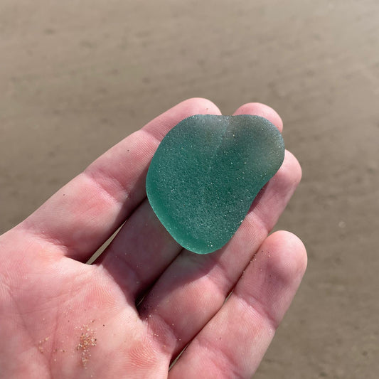 Verre de mer vert sarcelle clair XXXL