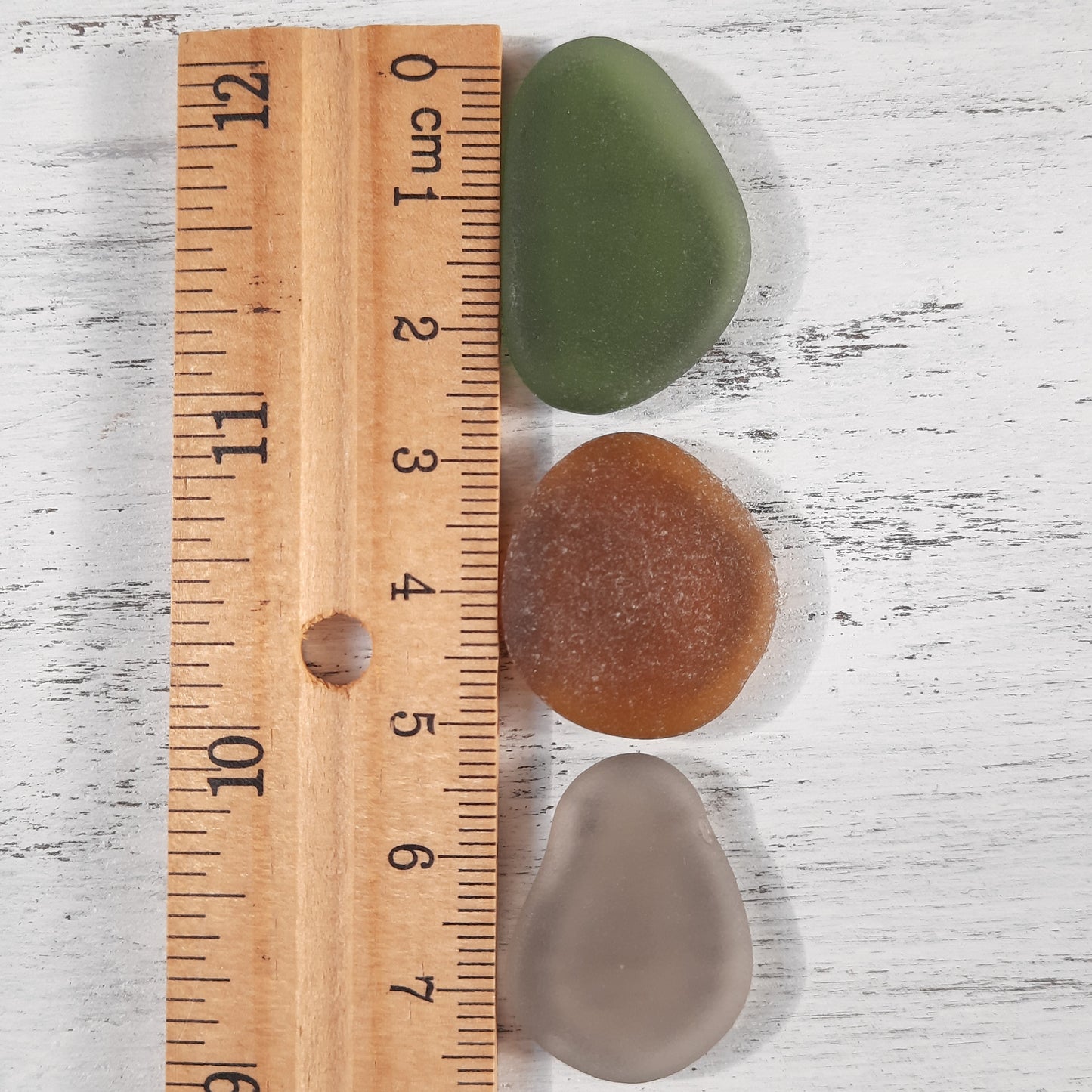 Sea Glass Pendant Set -3 pieces