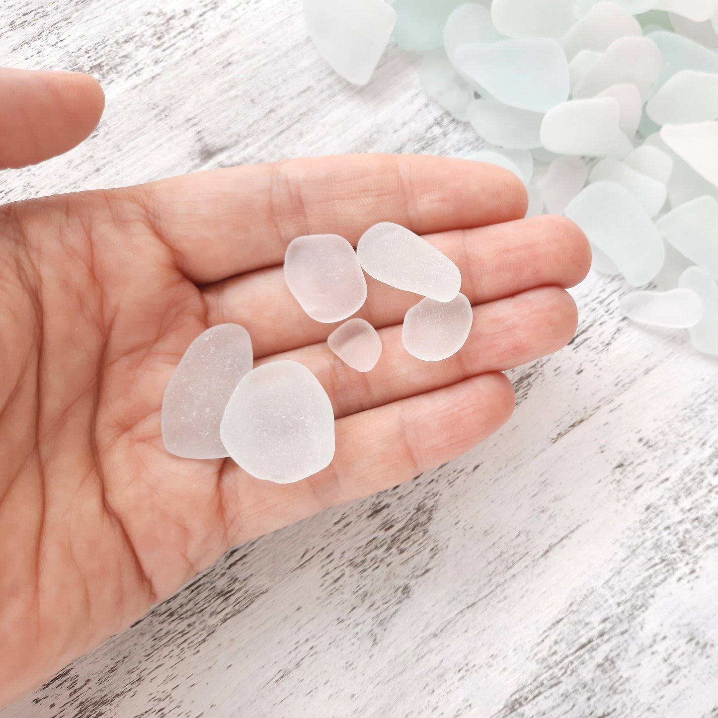 Bulk White Tiny/Small Genuine Sea Glass - Craft Quality