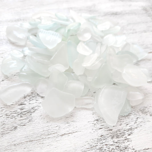 Bulk White Tiny/Small Genuine Sea Glass - Craft Quality