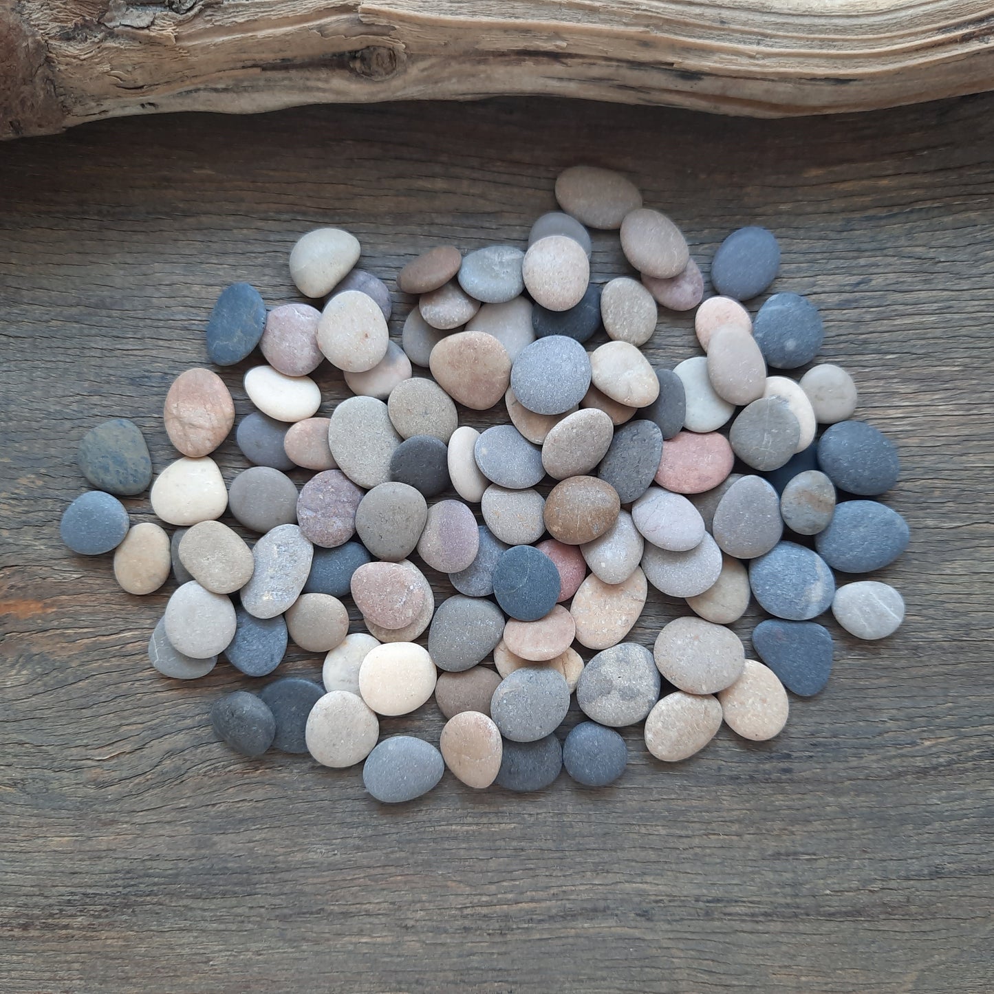 Tiny Beach Pebbles: Flat Colorful Craft Stones - 100/200/300