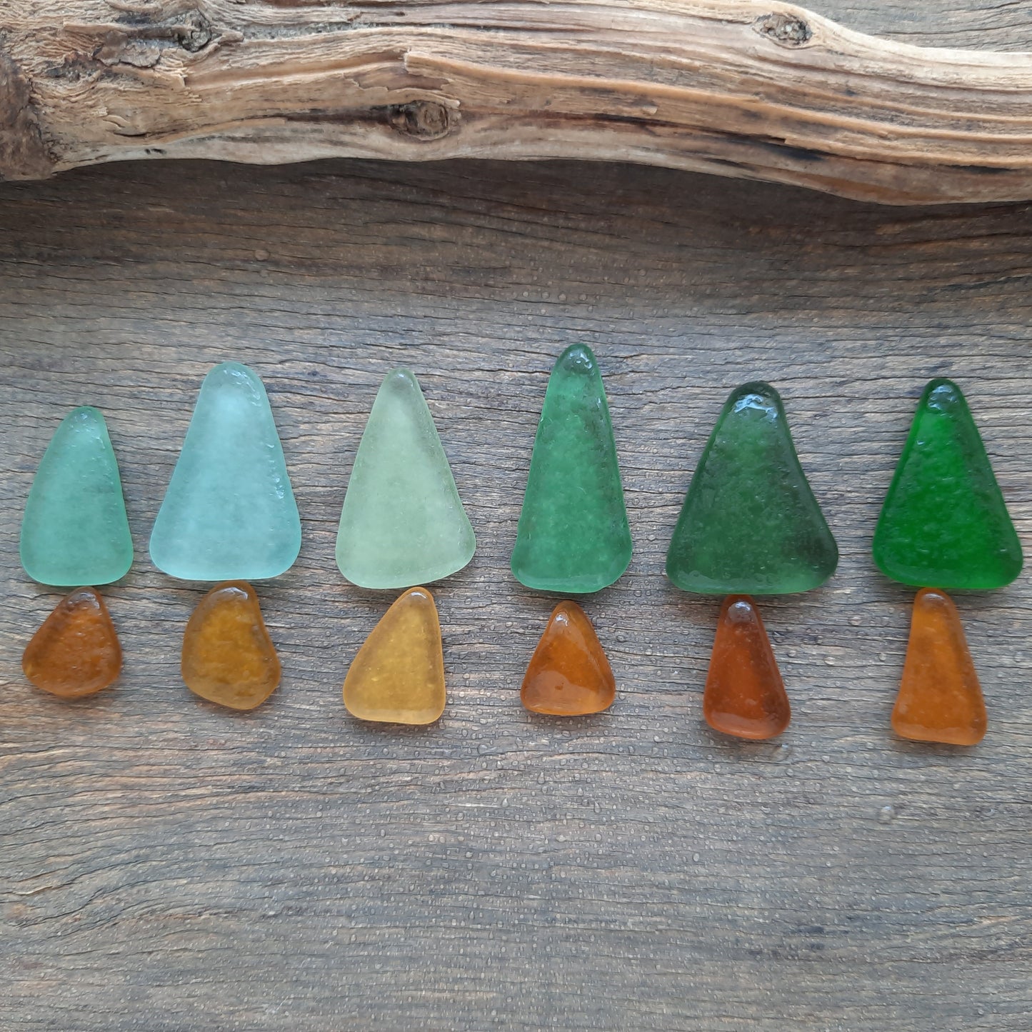 Sea Glass Trees - 12 pieces