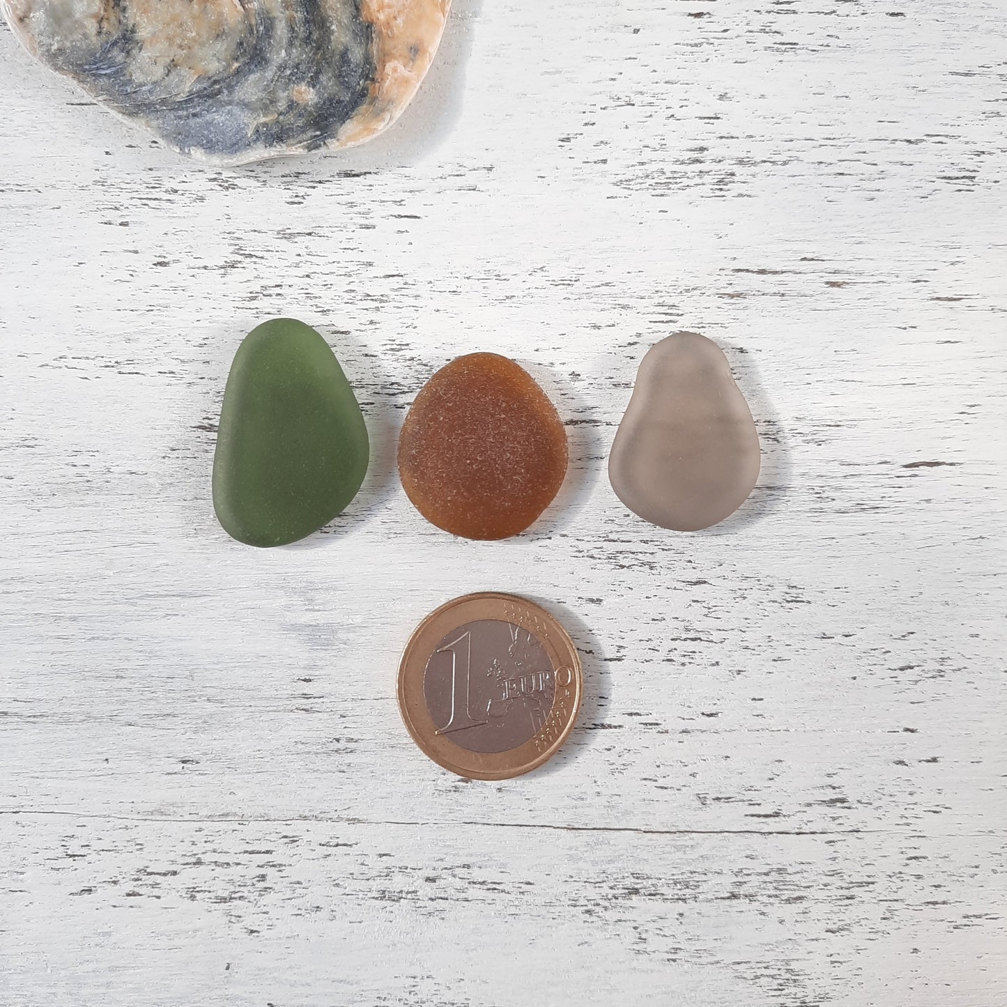 Sea Glass Pendant Set -3 pieces