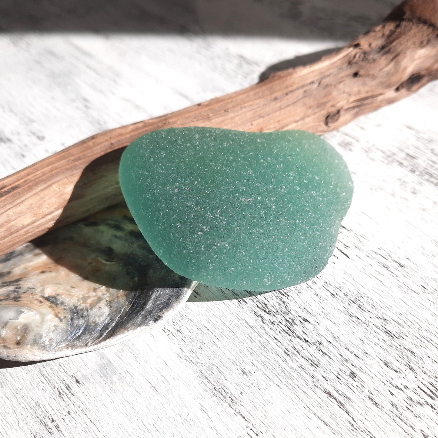 Verre de mer vert sarcelle clair XXXL