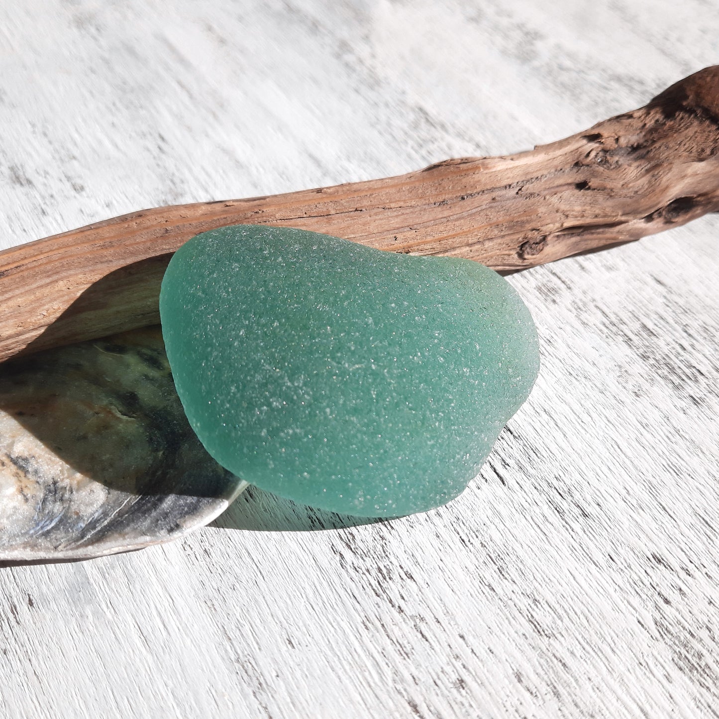 Verre de mer vert sarcelle clair XXXL