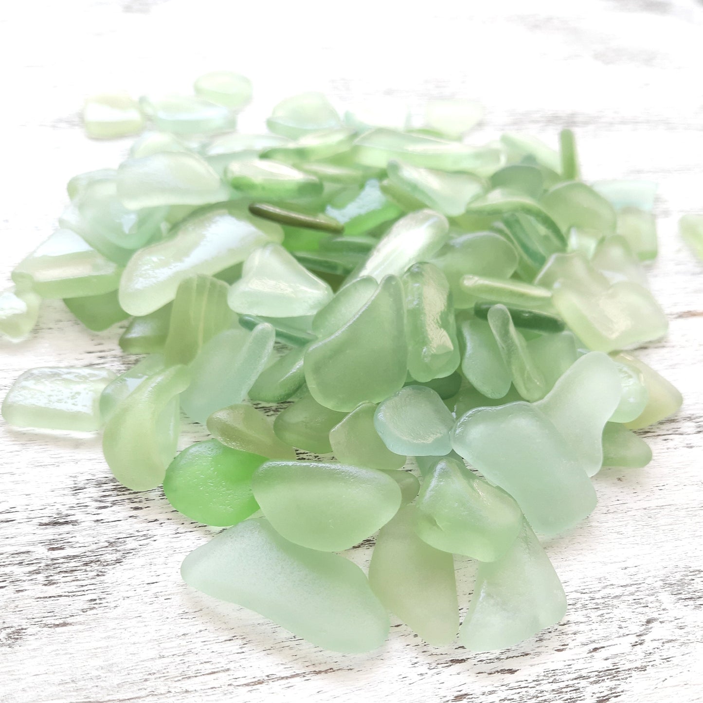 Bulk Seafoam Green Tiny/Small Genuine Sea Glass - Craft Quality