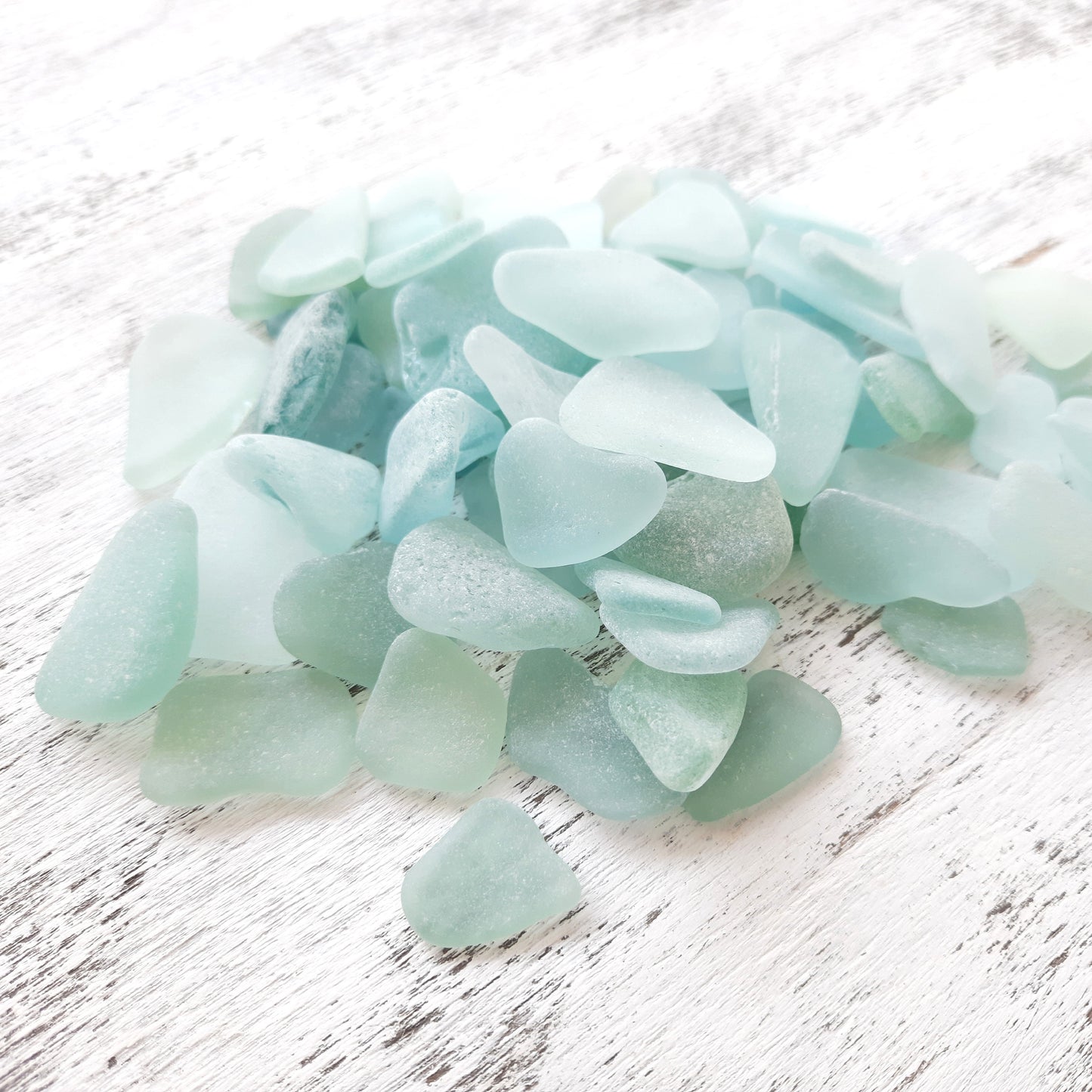 Bulk Seafoam Blue Tiny/Small Genuine Sea Glass - Craft Quality