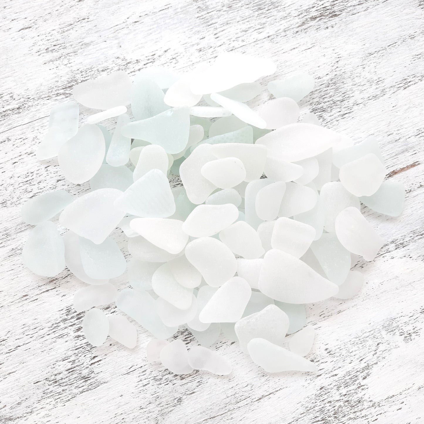Bulk White Tiny/Small Genuine Sea Glass - Craft Quality