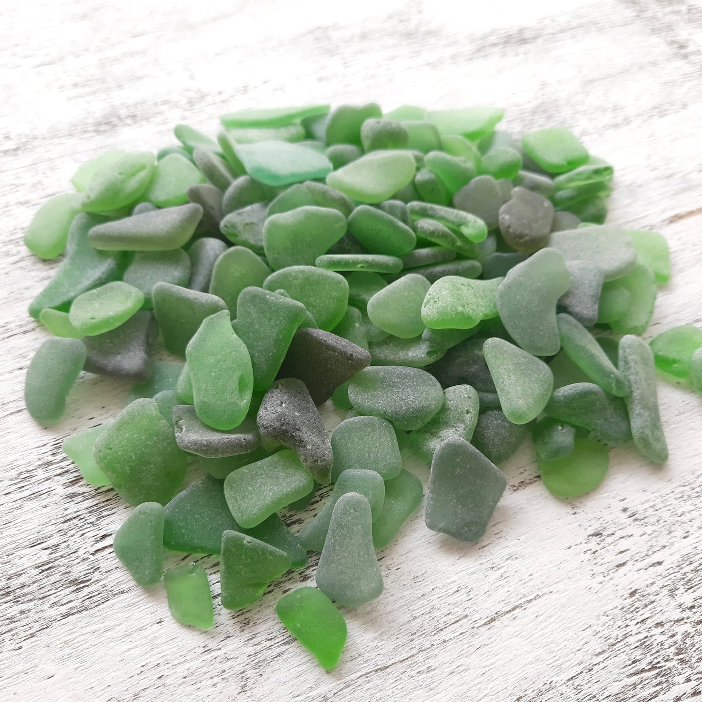 Bulk Green Tiny/Small Genuine Sea Glass - Craft Quality