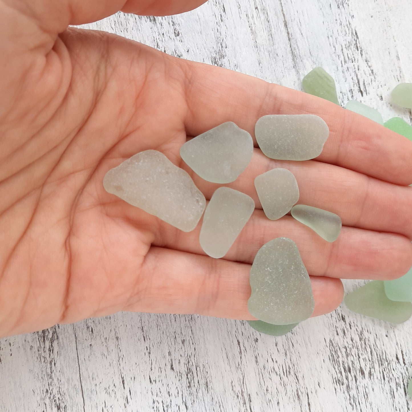 Bulk Seafoam Green Tiny/Small Genuine Sea Glass - Craft Quality